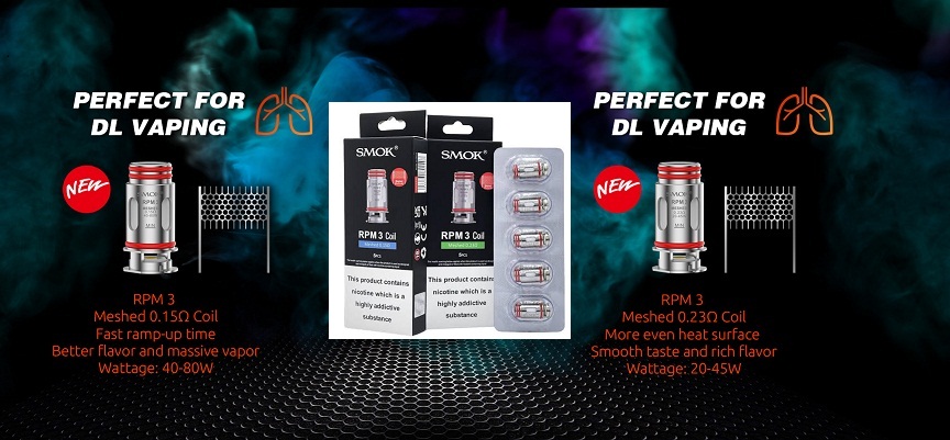 Smok RPM 5 Pro Kit Beige White Leather Uyumlu Coil Çeşitleri