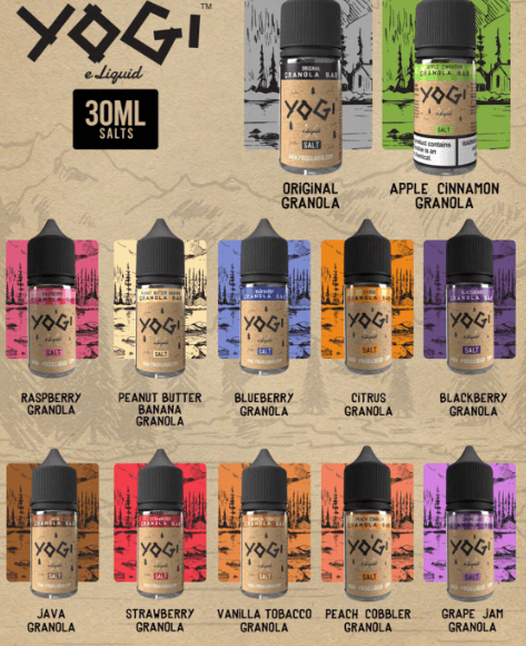 YOGI PEANUT BUTTER BANANA GRANOLA Salt Likit ve Diğer Lezzet Listesi, Buzlu Meyve Aromaları:
