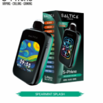 Saltica S-Phone 30000 Spearmint Splash Disposable Vape Bar, Saltica S-Phone 30.000 Spearmint Splash Disposable Vape Bar