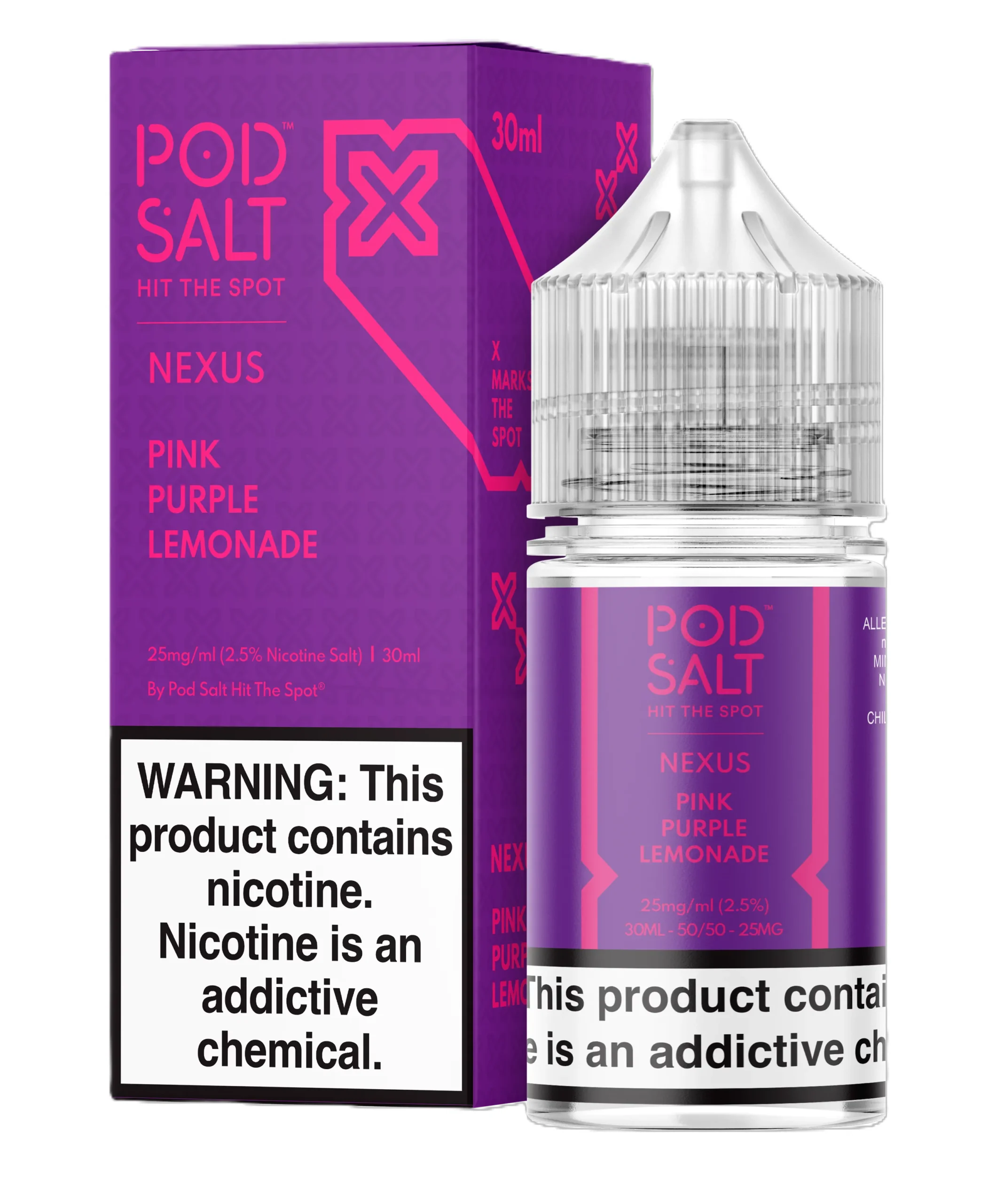 Pod Salt Pink Purple Lemonade